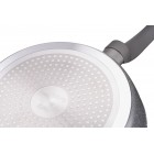 ARDESTO Сковорідка Gemini Gourmet з кришкою 26 см, сірий мармур, алюміній ARDESTO Сковорідка Gemini Gourmet з кришкою 26 см, сірий мармур, алюміній