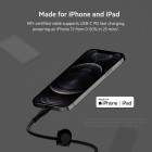 Belkin Кабель USB-С - Lightning, BRAIDED SILICONE, 1m, black