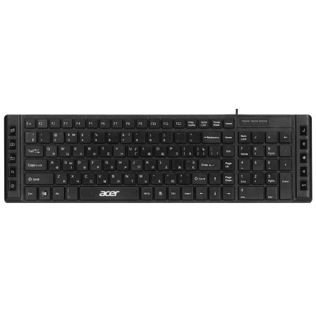 Acer Клавіатура OKW010, 115key, USB-A, EN/UKR/RU, чорний