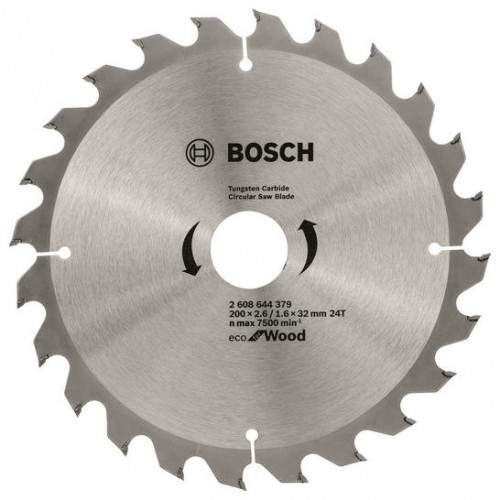 Bosch Диск пиляльний ECO WO 200x32-24T Bosch Диск пиляльний ECO WO 200x32-24T
