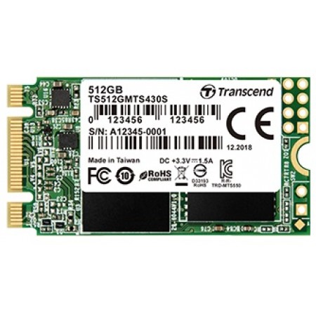 Transcend 430S M.2[Накопичувач SSD M.2 256GB SATA MTS430S]