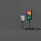 Кабель USB-A > USB-C заряджання/синхронізації Belkin 1м, 15Вт, Type-C, силіконовий з кліпсою, чорний