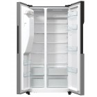Gorenje Холодильник SBS, 179х70х92см, 2 двері, 376(190)л, А++, NF+, Інв., Зона св-ті, диспенсер, генератор льоду, Зовн. Диспл, нерж