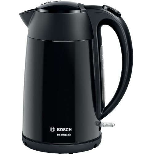Bosch Електрочайник, 1.7л, метал, чорний