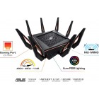 ASUS Маршрутизатор GT-AX11000 AX11000, 4xGE LAN, 1xGE WAN, 2xUSB3.1, MESH, EU-UK