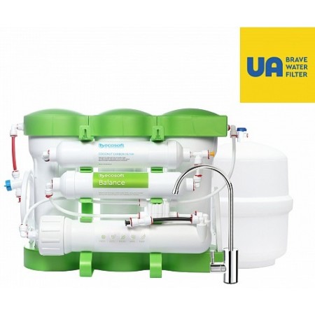 Фільтр зворотного осмосу Ecosoft P'URE Balance, мембрана 75g