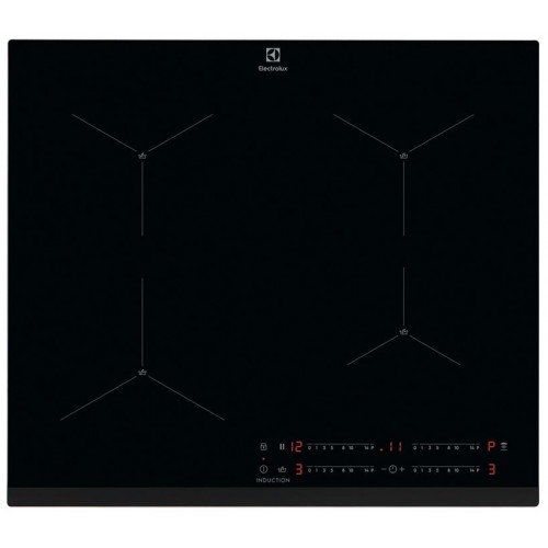 Electrolux Варильна поверхня індукційна, 60см, датчик кипіння, Hob2Hood, чорний