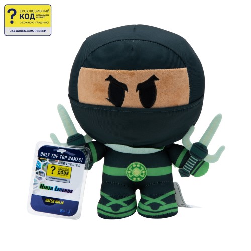 DevSeries М'яка ігрaшка Collector Plush Ninja Legends: Green Ninja, S1 DevSeries М'яка ігрaшка Collector Plush Ninja Legends: Green Ninja, S1