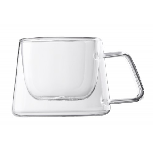 ARDESTO Набір чашок з подвійними стінками, 200 мл, H см, 2 од., боросилікатне скло ARDESTO Набір чашок з подвійними стінками, 200 мл, H см, 2 од., боросилікатне скло