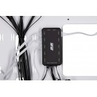 2E Gaming Корпус Vertex GI01W без БЖ 2xUSB3.0, 1xUSBType-C, 3x140мм ARGB, 1x120мм ARGB, VGA 380мм, LCS ready, контролер з пультом, TG Side Panel, EATX, білий