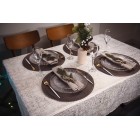 ARDESTO Скатертина Shine 140х180см, 100% поліестер, золотавий