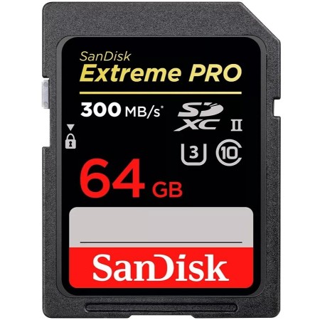 Карта пам'яті SanDisk SD   64GB C10 UHS-II U3 R280/W100MB/s 