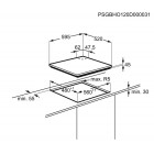Electrolux Варильна поверхня газова на склі, 60см, чавун, чорний Electrolux Варильна поверхня газова на склі, 60см, чавун, чорний