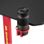 2E Gaming Стіл комп'ютерний OTOROSHI, 120х60x75см, чорно-червоний