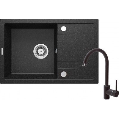 Deante Набір для кухні Corio, гранітна мийка ZRC_2113 + зміш