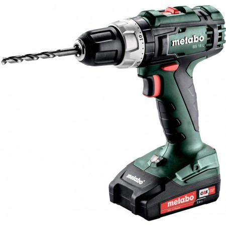 Metabo BS 18 L акумуляторний, 18V 2x2Ah, з / у, кофр