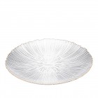 ARDESTO Тарілка Mallow, 26.5см, скло, прозорий