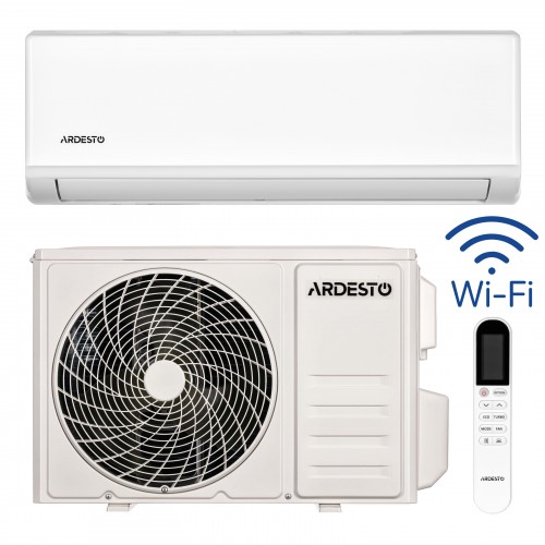 ARDESTO Кондиціонер CoolAir 25м2 on/off 9000BTU 2.5кВт A/A -7°С Wi-Fi R32 білий