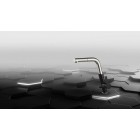 Deante Змішувач для кухні Silia, довж.виливу - 232мм, витяжний, 1 важіль, чорний-сталь Deante Змішувач для кухні Silia, довж.виливу - 232мм, витяжний, 1 важіль, чорний-сталь