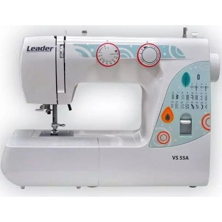 LEADER Швейна машина VS 55A, електромех., 70Вт, 21 шв.оп., п