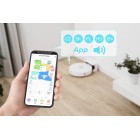 Sencor Робот-пилосос, 400Вт, h=9,8см, вологе прибирання, конт пил -0,45л, вода -0,24л, НЕРА, білий