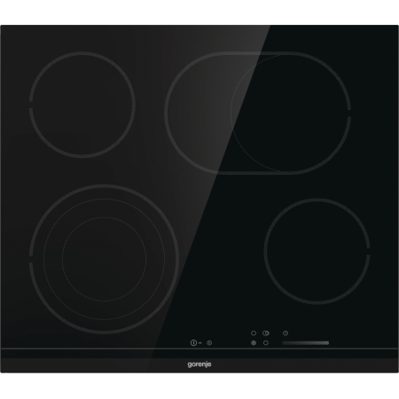 Gorenje Варильна поверхня електрична, 60см, розширена зона, 