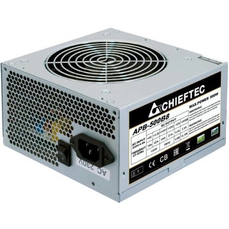 Chieftec Блок живлення Value (500W), >80%, 80+ White(230V On