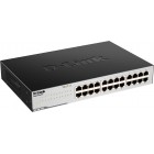 D-Link Комутато GO-SW-24G 24xGE, Desktop, Некерований