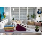 Gorenje Праска-парогенератор, 2800Вт, 1700мл, паровий удар -140гр, мех.упр., керам. підошва, бордовий