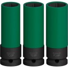 Набір ударних торцевих головок Bosch Professional Extra Deep 3шт 1/2 Набір ударних торцевих головок Bosch Professional Extra Deep 3шт 1/2