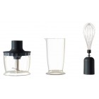 Electrolux Блендер заглибний, 800Вт, 3в1, чаша-700мл, чопер, чорний-нержавіюча сталь Electrolux Блендер заглибний, 800Вт, 3в1, чаша-700мл, чопер, чорний-нержавіюча сталь