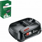 Bosch Акумулятор PBA, 18В, 2.5А·год, 0.3кг