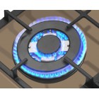 Варильна поверхня Hansa  газова на склі, 59см, чавун, бежевий