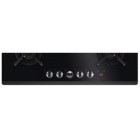 Electrolux Варильна поверхня газова на склі, 75см, чавун, електрон. керування, Hob2Hood, чорний