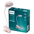 Philips Лампа настільна з акумулятором Donutclip 3Вт 4000K 1200мАг USB-A рожевий Philips Лампа настільна з акумулятором Donutclip 3Вт 4000K 1200мАг USB-A рожевий