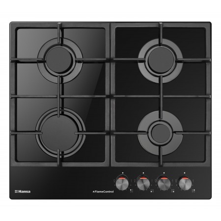 Hansa Варильна поверхня газова, 59см, чавун, чорний