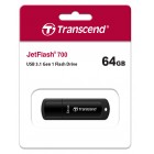 Transcend Накопичувач 64GB USB 3.1 Type-A JetFlash 700 Black