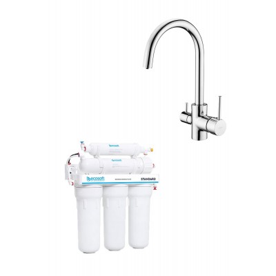 Deante Комплект змішувача для кухні з фільтром зворотного ос