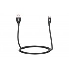 2E Кабель USB-A > microUSB заряджання/синхронізації 1м, Glow, чорний 2E Кабель USB-A > microUSB заряджання/синхронізації 1м, Glow, чорний