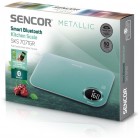 Sencor Ваги кухонні, 5кг, підключення до смартфону, AAAx2, пластик, зелений Sencor Ваги кухонні, 5кг, підключення до смартфону, AAAx2, пластик, зелений