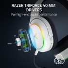 Razer Гарнітура ігрова Barracuda X Chroma, BT/WL, RGB, білий