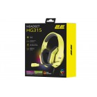 2E Gaming Гарнітура ігрова HG315, 7.1, USB-A, RGB, 2м, жовтий