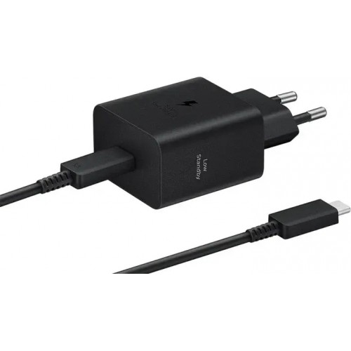 Зарядний пристрій Samsung 45Вт USB-С PD PPS з кабелем USB-C > USB-C 1.8м (EP-T4511XBEGEU)
