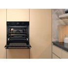 Whirlpool Духова шафа електрична, 71л, A+, дисплей, конвекція, телескопічні напрямні, пара, чорний