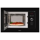 Мікрохвильова піч Hansa вбудовувана, 20л, електр.управл., 800Вт, гриль, дисплей, відкр.кнопкою, чорний