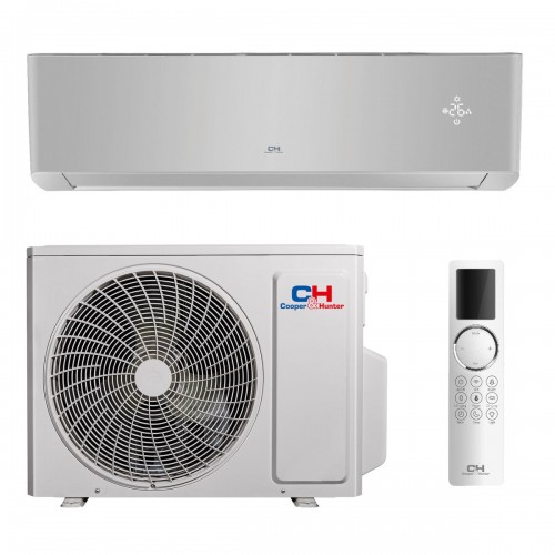 Cooper&Hunter Кондиціонер Supreme Continental 35м2 інвертор 12000BTU 3.53кВт A+++/A+++ -25°С Wi-Fi R32 сріблястий