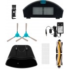 Sencor Робот-пилосос, 400Вт, h=9.8см, конт пил -0.475л, автон. робота до 120хв, вага-2.5кг, НЕРА, чорний