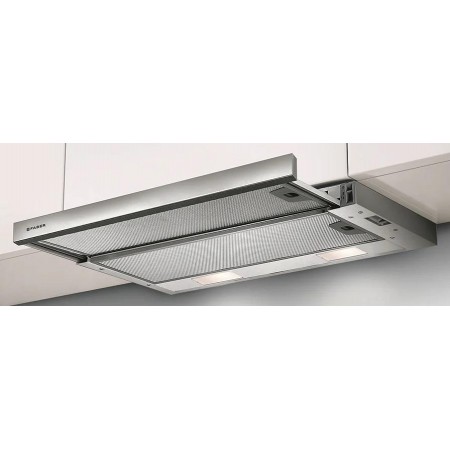 Faber Витяжка телескоп, 60см, 518м3г, Flexa Ng Glass Bk A60,