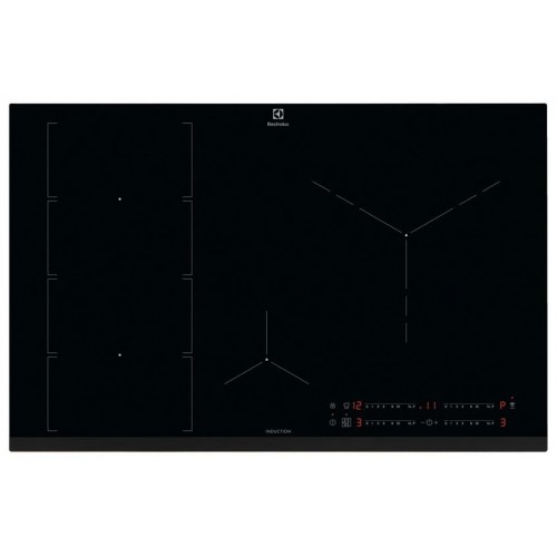 Electrolux Варильна поверхня індукційна, 78см, розширена зона, Hob2Hood, чорний