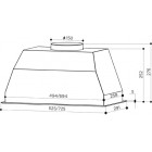 Faber Витяжка вбудована, 72см, 920м.куб/год, BI 70 SS 2LS, нерж Faber Витяжка вбудована, 72см, 920м.куб/год, BI 70 SS 2LS, нерж